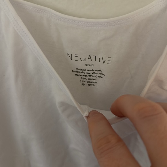 Brand new Negative Underwear cotton cami. Size: small Color: white - Picture 4 of 6